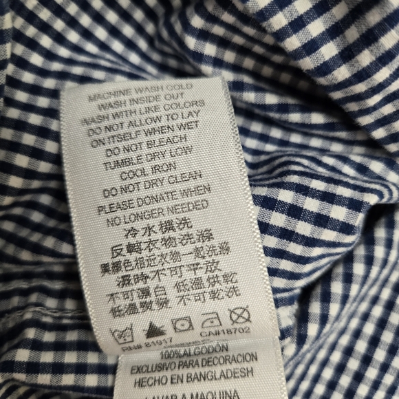 Boys WRANGLER Plaid LongSleeve Button down size XS 4 - Picture 8 of 8